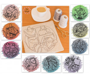 ADVENTSKALENDER 8. Dezember - Stickserie - Hobbies und Berufe